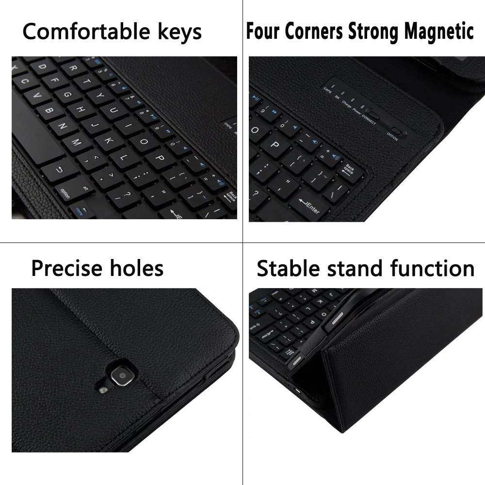 Bluetooth Keyboard Case for Samsung Galaxy Tab A 10.1 S3 S2 Note 10.1 Keyboard Cover Funda