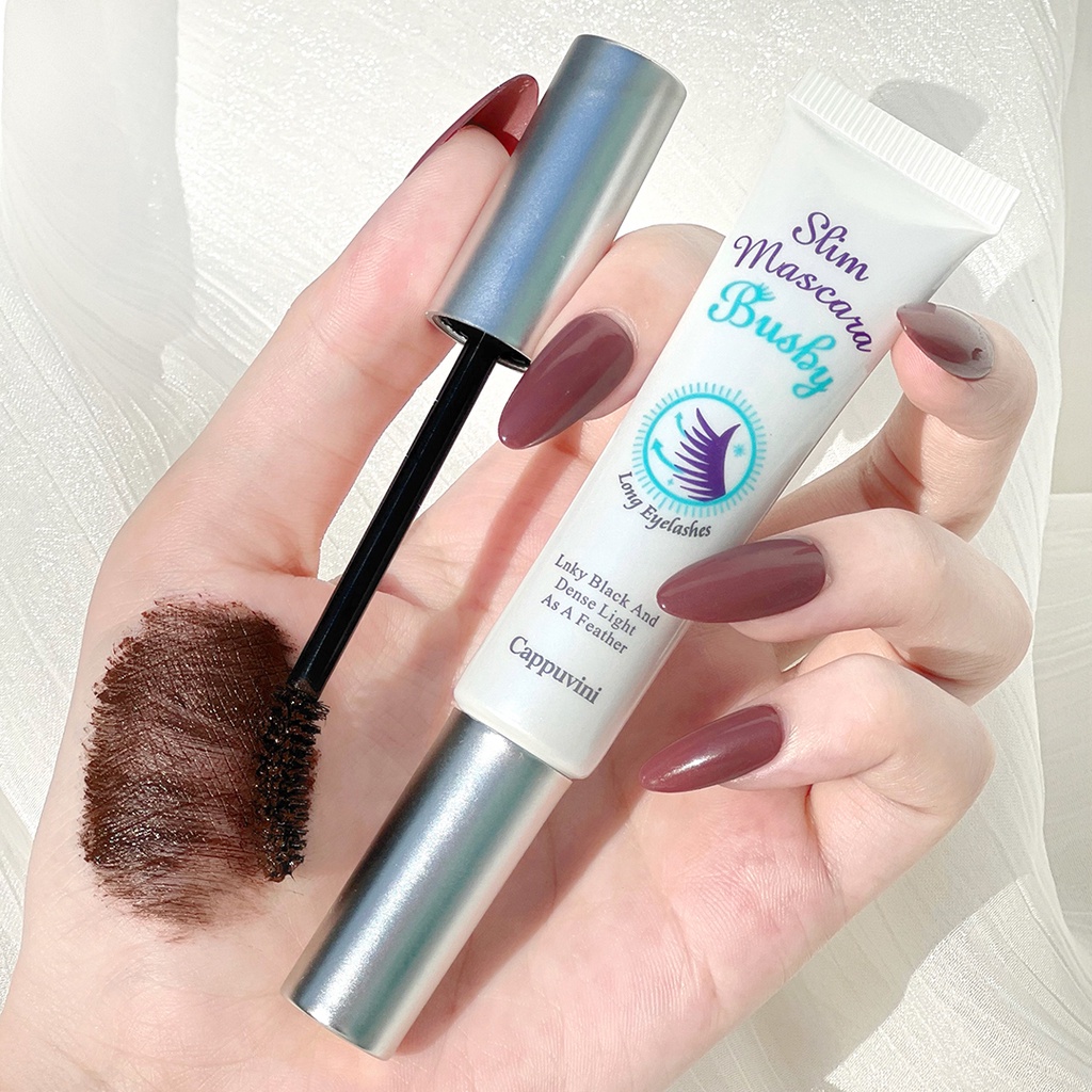 Mascara Uốn Cong Làm Dài Lông Mi 2 Màu Kháng Nước Không Nhòe Lâu Trôi
