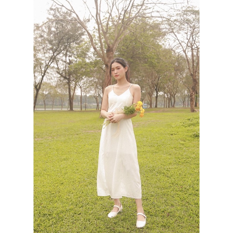 VÁY ĐI CHƠI/ĐI BIỂN - NERITA DRESS - VÁY MAXI HAI DÂY ĐAN LƯNG DÁNG DÀI - V0122