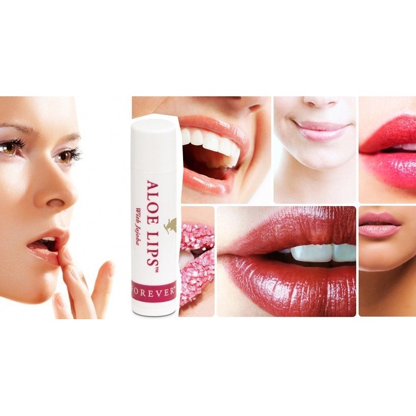 [GIÁ RẺ]COMBO 3 THỎI SON DƯỠNG MÔI Forever Aloe Lips_022Flp