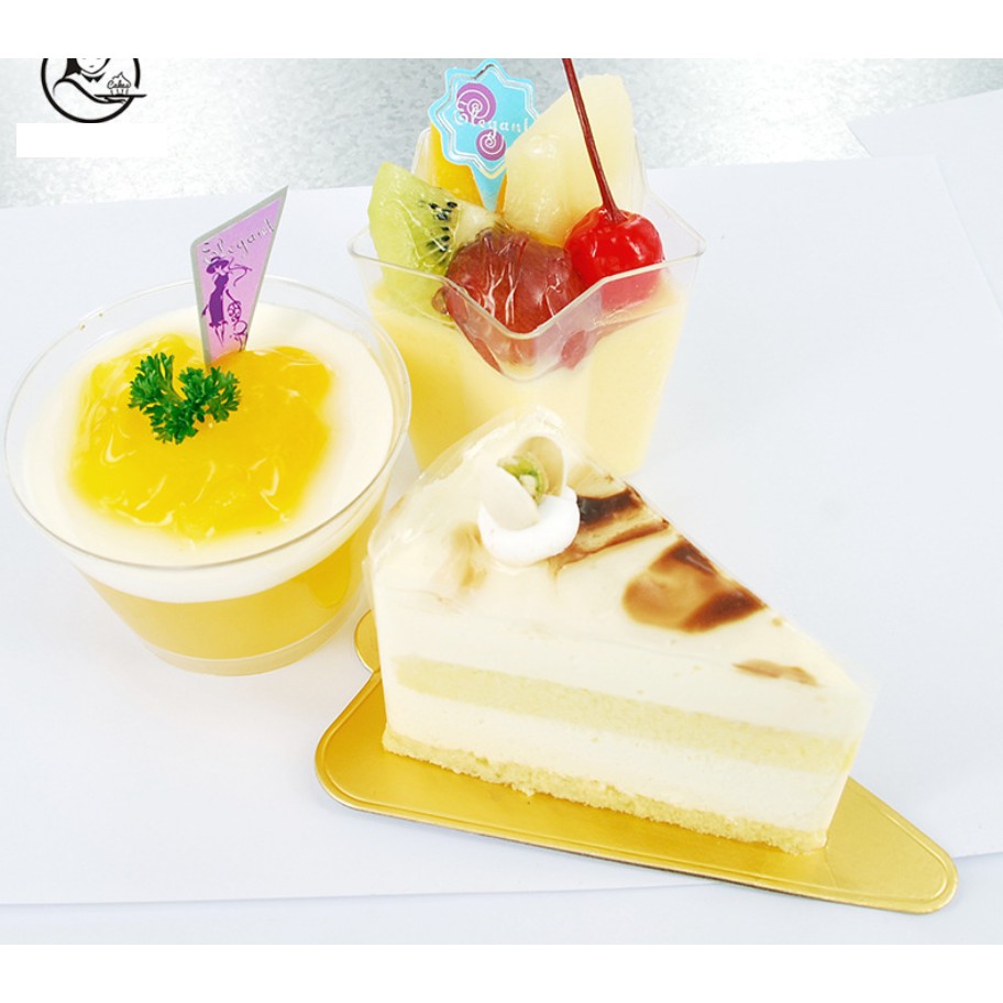 Đế lót bánh mousse ⚡ CAO CẤP ⚡ 10 cái đế lót bánh mini hình tam giác