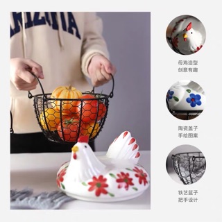 (Order) Rổ đựng trứng hình con gà