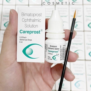 Dưỡng dài mi Careprost Ấn Độ 5ml tặng kèm cọ dưỡng dài và dày mi đẹp tự nhiên