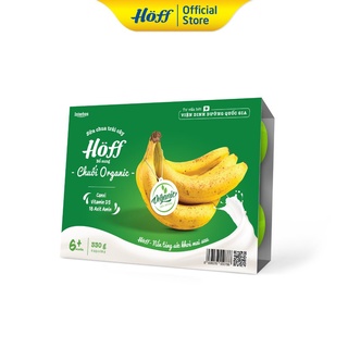 Sữa Chua Chuối Organic Hoff vỉ 6 hộp x 55g