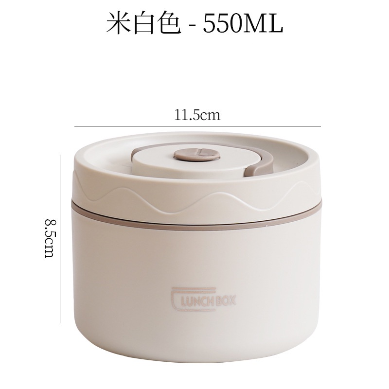 Hộp Đựng Cơm Trưa Cách Nhiệt Bằng Thép Không Gỉ 304 Có Nắp Đậy Tiện Dụng