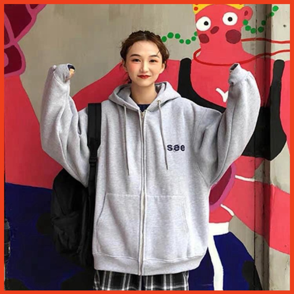 ÁO HOODIE - ÁO KHOÁC NỈ NGOẠI CEC Kèm Ảnh Thật)