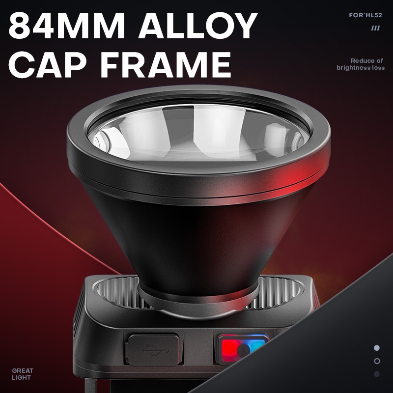 SUPERFIRE HL51 Đèn LED Đội Đầu Siêu Sáng Có Thể Sạc Lại