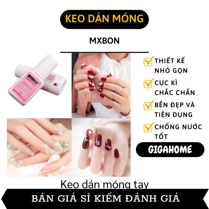 Kéo Dán Móng GIGAHOME Keo Dán Móng Giả MXBON, Đính Đá Điện Thoại, Đính Đá Móng 9057