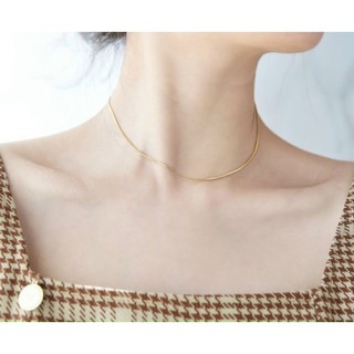 DÂY CHUYỀN TITAN DÂY MÌ Trơn Ko Mặt Ko Đen Gỉ
