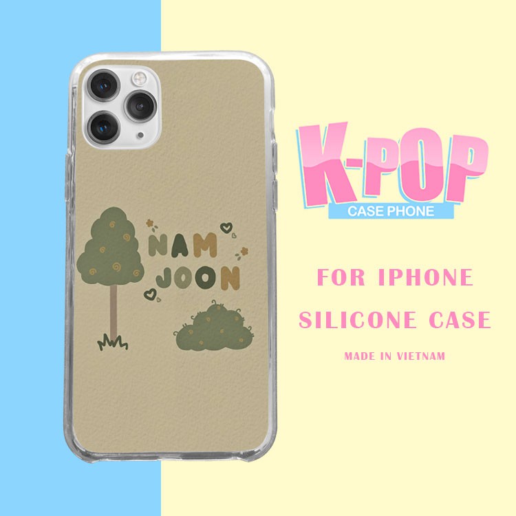 Ốp điện thoại BTS Nam joon iPhone 8 Plus 7Plus X XR Xs Max 6 6s Plus 11 Pro Max BLUBTS0725