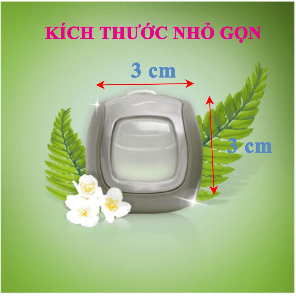 Tinh dầu ô tô Ambi Pur - Nước hoa ô tô kẹp cửa gió nhập khẩu Châu Âu hoàn toàn từ thiên nhiên khử mùi hiệu quả