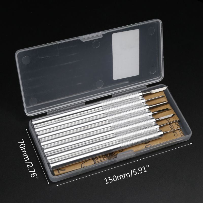 Bộ 7 dao điêu khắc gỗ mini