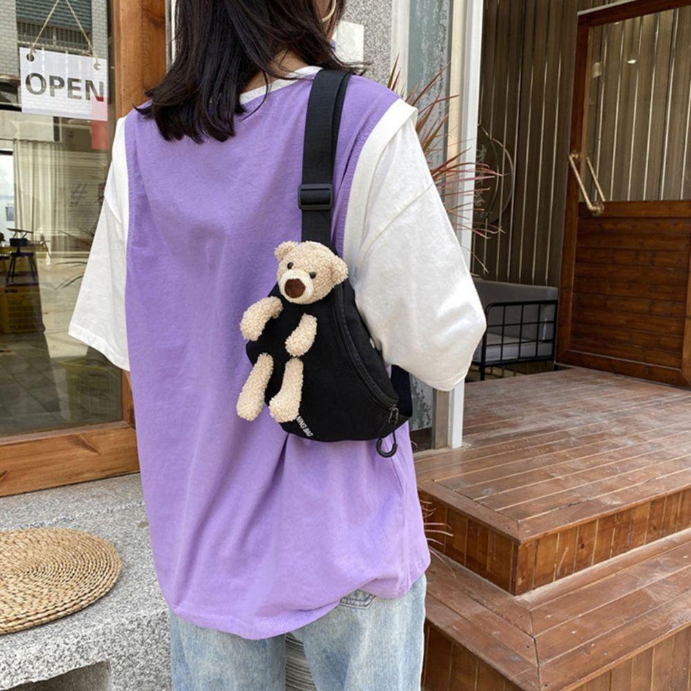 Dalton Túi Đeo Chéo Đa Năng Có Khóa Kéo In Chữ Thời Trang