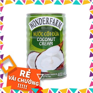 💖DATE MỚI💖 Nước cốt dừa Wonderfarm lon 400ml
