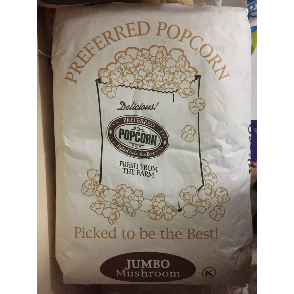 Bắp Nấm chuyên nổ USA - JUMBO MUSHROOM POPCORN G500gr The Nuts Valley