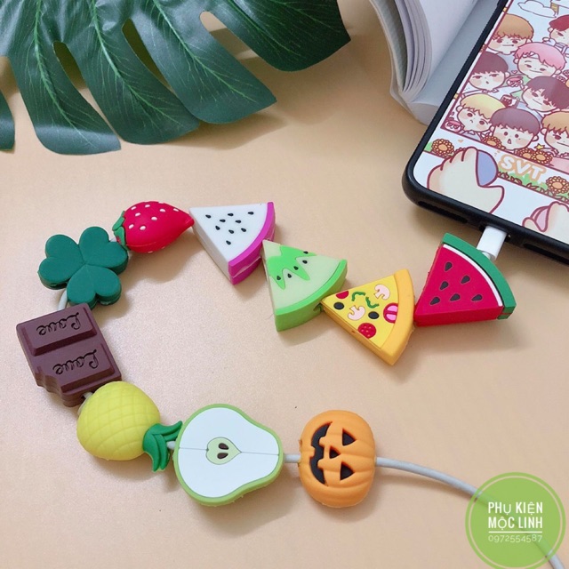 ☘️13 MẪU HOA QUẢ ĐỂ LỰA☘️ ĐẦU THÚ CẮN CÁP BẢO VỆ CÁP SẠC TAI NGHE CHỐNG ĐỨT GẪY DÂY | BigBuy360 - bigbuy360.vn