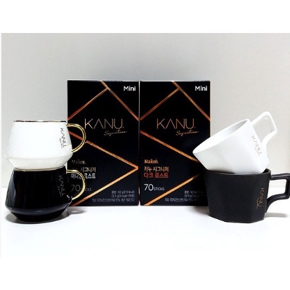 Set sản phẩm cà phê Kanu mini 70t và cốc có chữ ký chất lượng cao