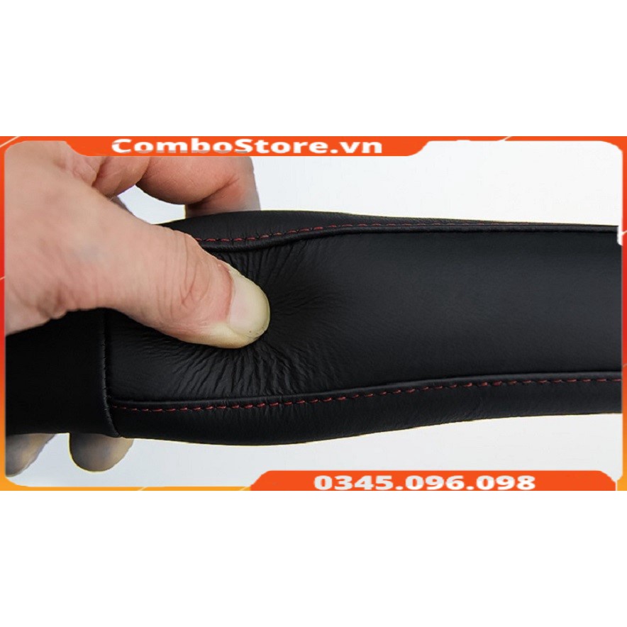 Bọc vô lăng da ô tô xe hơi bốn mùa vân nổi thời trang