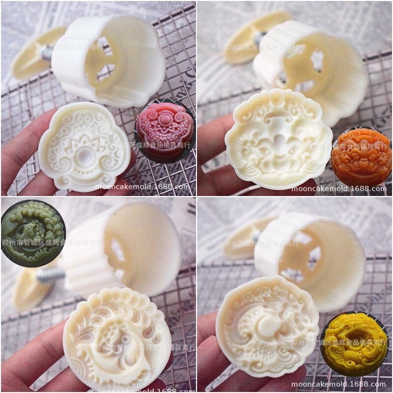 Khuôn Trung thu Lò xo 75g