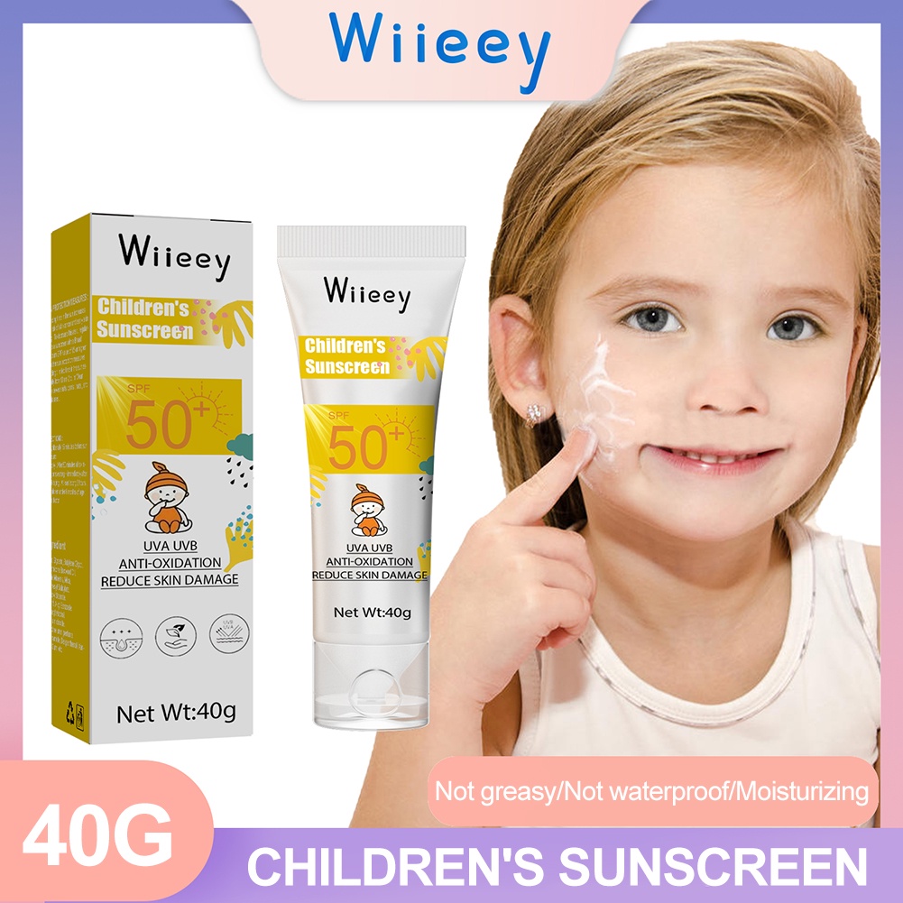 Kem Chống Nắng Kem Chống Nắng Trẻ Em Spf50 Kem Bảo Vệ Cơ Thể Làm Mới Da Nhẹ Và Không Gây Kích Ứng Chống Tia UV Ngoài Trời Mùa Hè