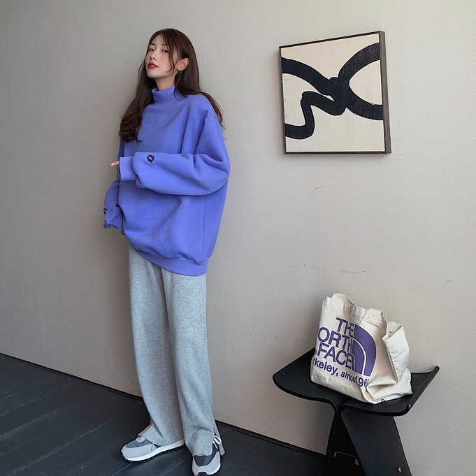 Quần Thể Thao Xiaozhainv Lưng Cao Xẻ Ống Phong Cách Hàn Quốc Dành Cho Nữ | BigBuy360 - bigbuy360.vn