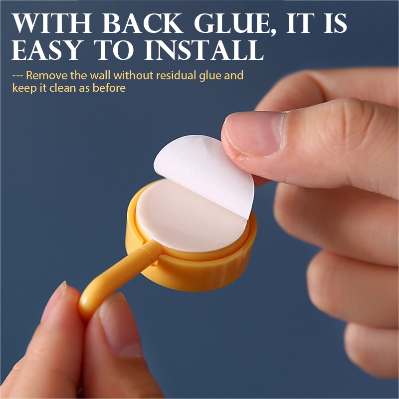 Set 5 Móc Treo Chìa Khóa Dán Tường Sáng Tạo Sắp Xếp Gọn Gàng Cho Nhà Bếp Nhà Tắm