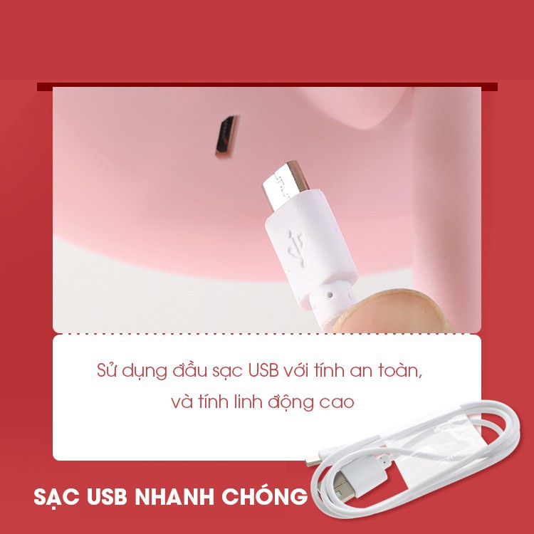 [Hàng hot]Gương trang điểm để bàn cảm ứng có đèn LED - Bộ sản phẩm đa năng hữu dụng dành cho phái đẹp