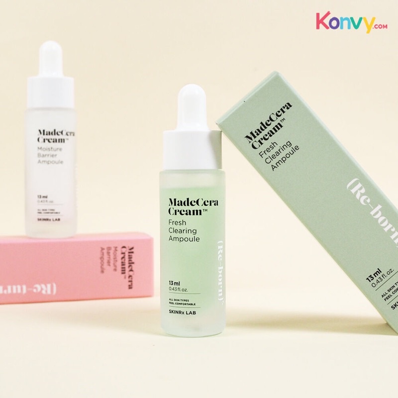 Tinh chất loại bỏ bã nhờn giảm thâm SKINRx LAB MadeCera Cream Fresh Clearing Ampoule 13ml SLMC013AP02