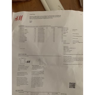 set 3 yếm cổ hoạ tiết HM auth 0-4y