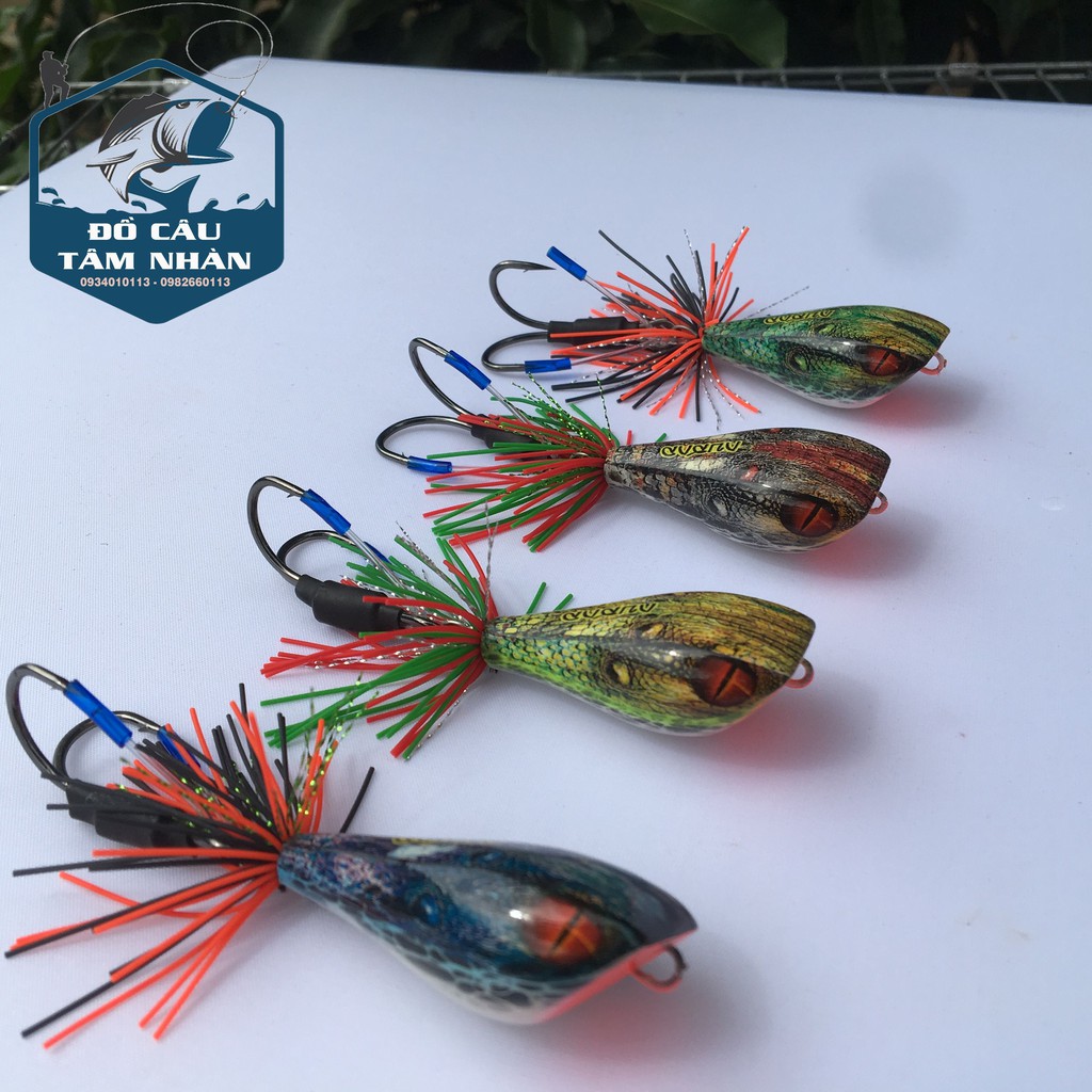 Mồi nhái nhảy Nuana Đầu Rắn - Made in Thailand