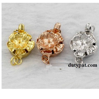 Chốt khóa hoa các kiểu 8mm, 10mm bằng đồng