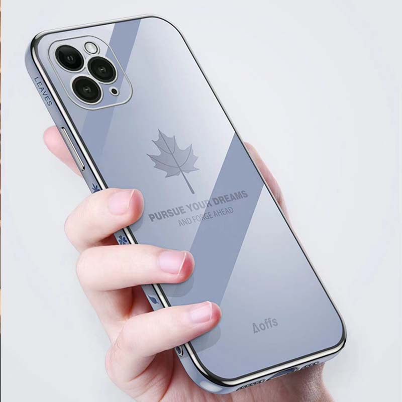Ốp Điện Thoại Mềm Họa Tiết Lá Phong Thời Trang Cho OPPO A77 A77S A57 A78 2022 2023 A1 Pro Reno 8 Pro 8T 8Z 7Z 4G 5G