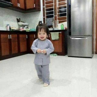 Đồ lam đi chùa cho bé