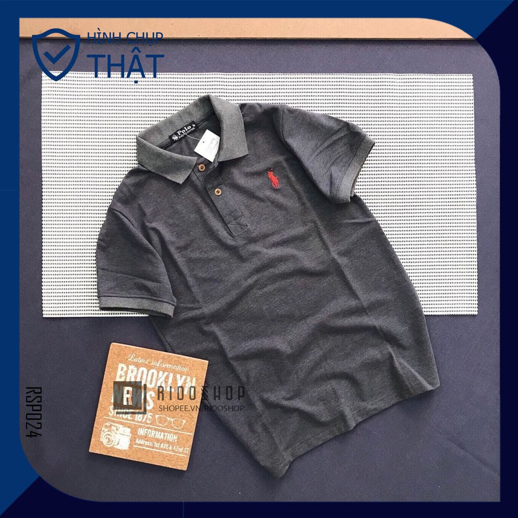 Áo thun polo có cổ cao cấp RL nhiều màu mới RSP024 có size lớn big size xxl Riooshop | BigBuy360 - bigbuy360.vn