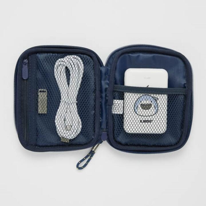 Túi Nhỏ Đựng Đồ Đa Năng ARTBOX Hàn Quốc Thêu Hình Mèo Màu Xanh Navy Dễ Thương Xinh Xắn