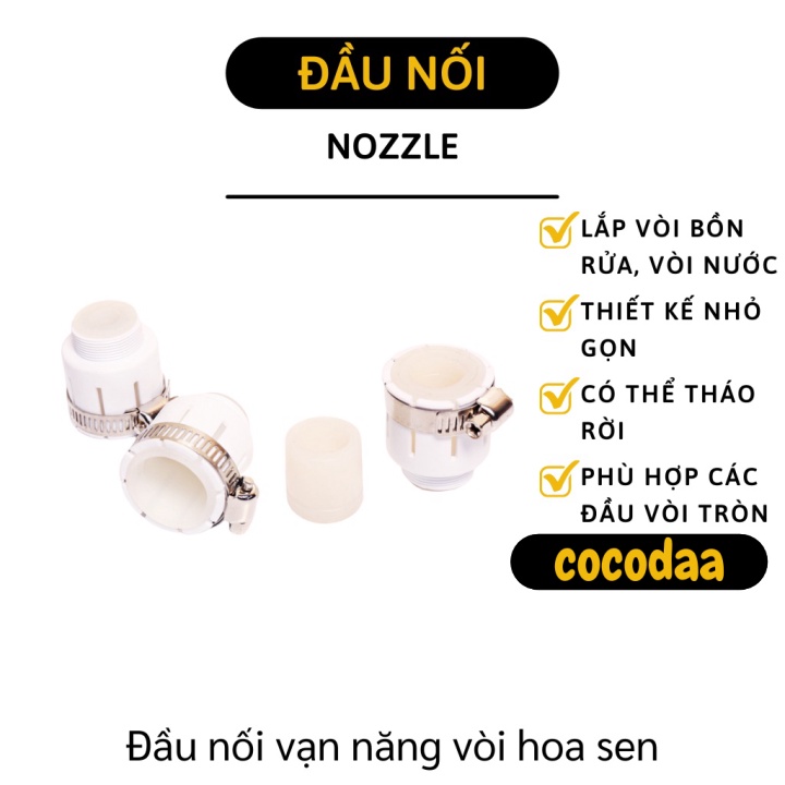 Đầu Nối Đa Năng - Đầu Nối Vòi Lọc Nước Chuyển Đổi Nhanh Vòi Hoa Sen 8581 [FREESHIP]