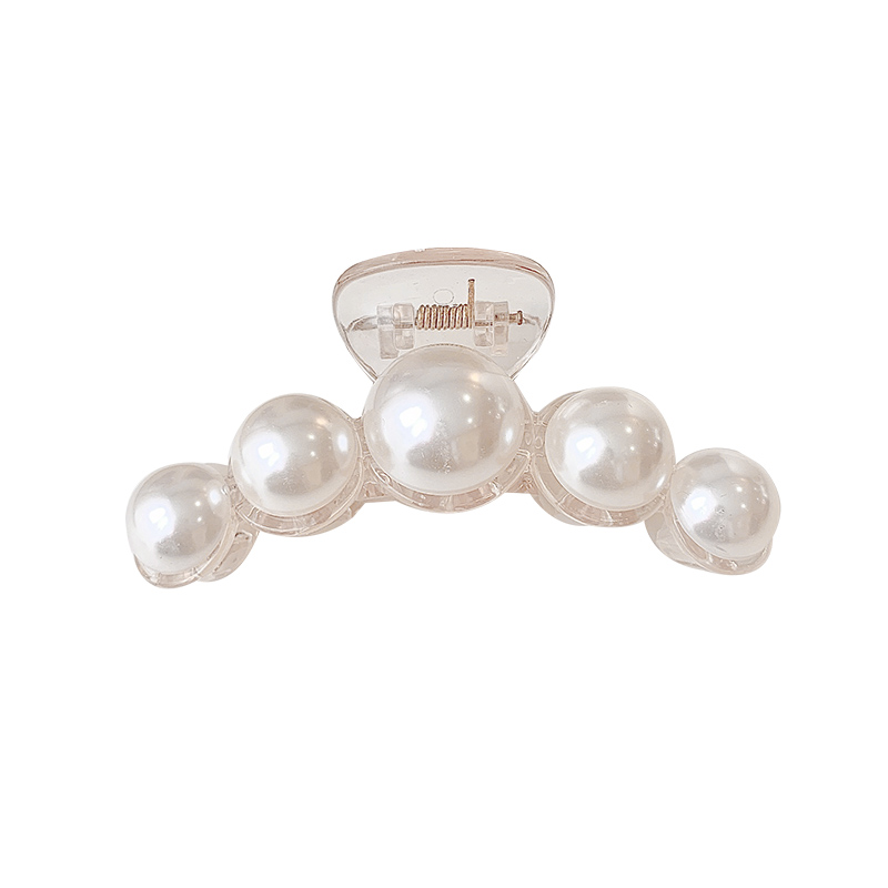 Kẹp Tóc Càng Cua Đính Ngọc Trai Nhân Tạo Phong Cách Hàn Quốc