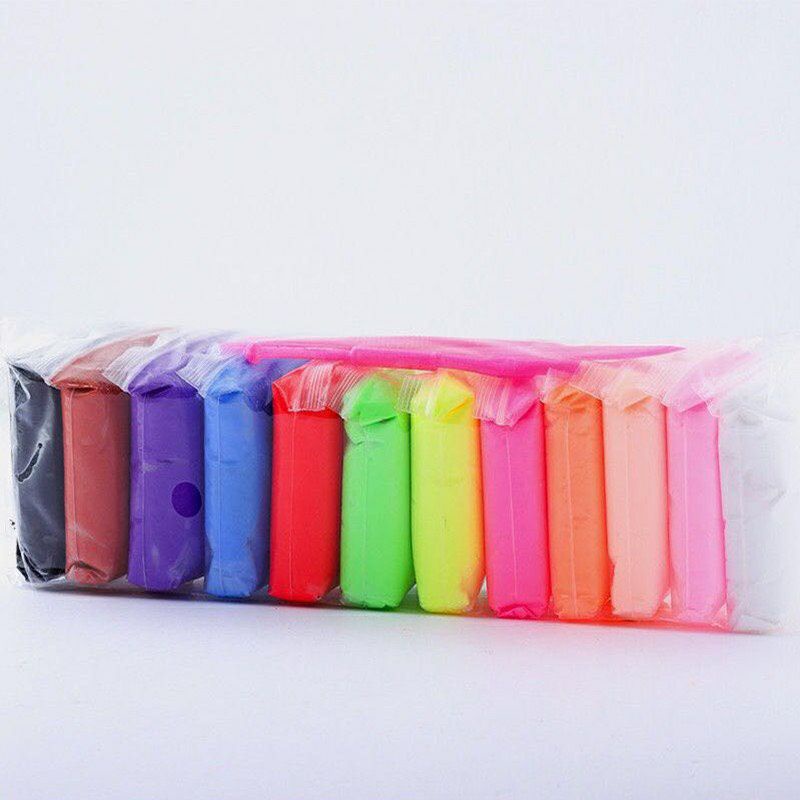 Đất sét tự khô 12 màu,  đất nặn siêu nhẹ