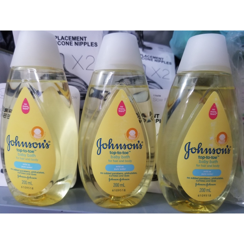 Sữa Tắm Gội Toàn Thân Johnson baby Top To Toe 200ml