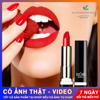 Son Lì Riori Matte Lipstick 06 - Must Have lâu trôi, lên màu cực chuẩn bổ xung nhiều dưỡng chất Hàng Chuẩ