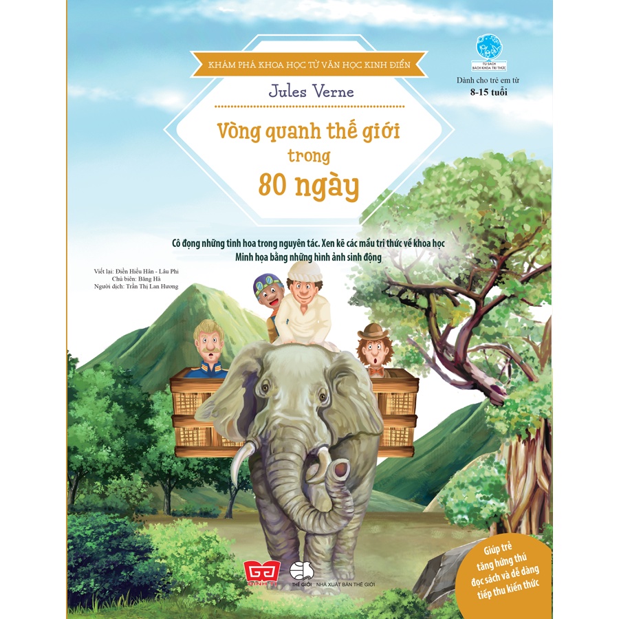 SÁCH - Khám phá khoa học từ văn học kinh điển - Vòng quanh thế giới trong 80 ngày