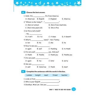 Bộ Đề Kiểm Tra Tiếng Anh Lớp 4 (Tập 1-2)