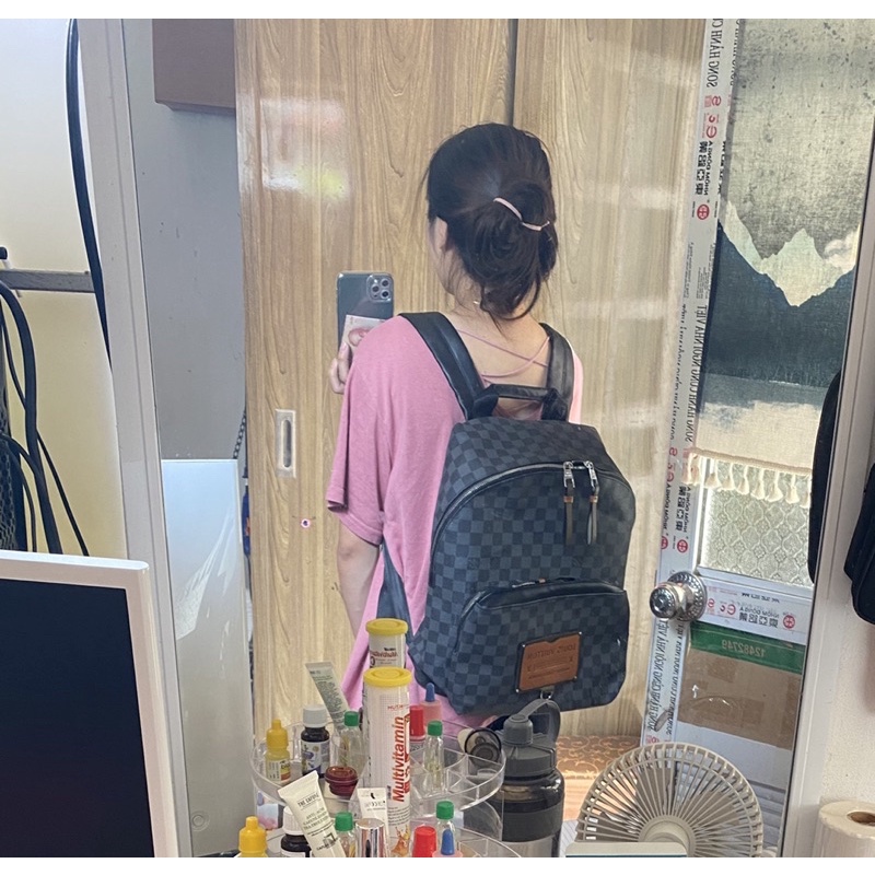 Balo thời trang đi học Nam Nữ l v size 40 Hàng QC