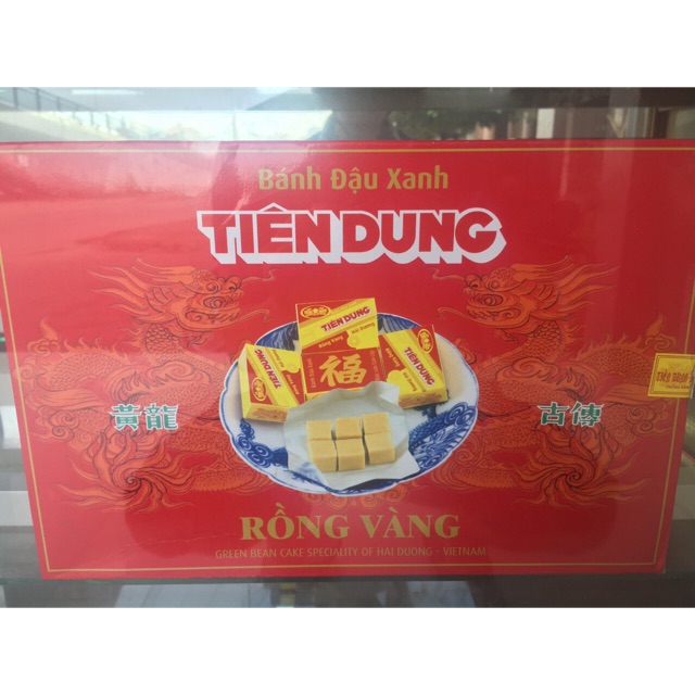 Bánh đậu xanh Tiên Dung rồng vàng ❤️freeship❤️ hải dương chính hãng chụp tại Tiên Dung