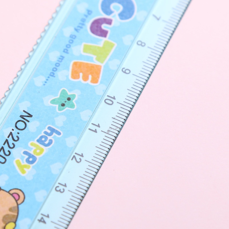 Thước kẻ học sinh 20cm dùng trong học tập cute dễ thương loại 20cm LIZAMO TK114