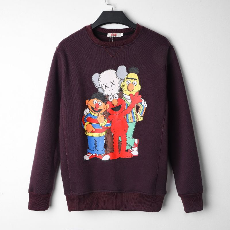 [Mã SR101512 giảm 25% đơn 50K] Áo Sweater Vải Nỉ Thu Đông Cotton 100% , Form Hình In Unisex - 3bros Quần Áo Xuất Khẩu | BigBuy360 - bigbuy360.vn
