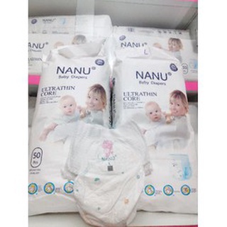 Bỉm NANU nội công nghệ nhật quần hàng sẵn đủ size M50/L50/XL50/XXL50/XXXL50