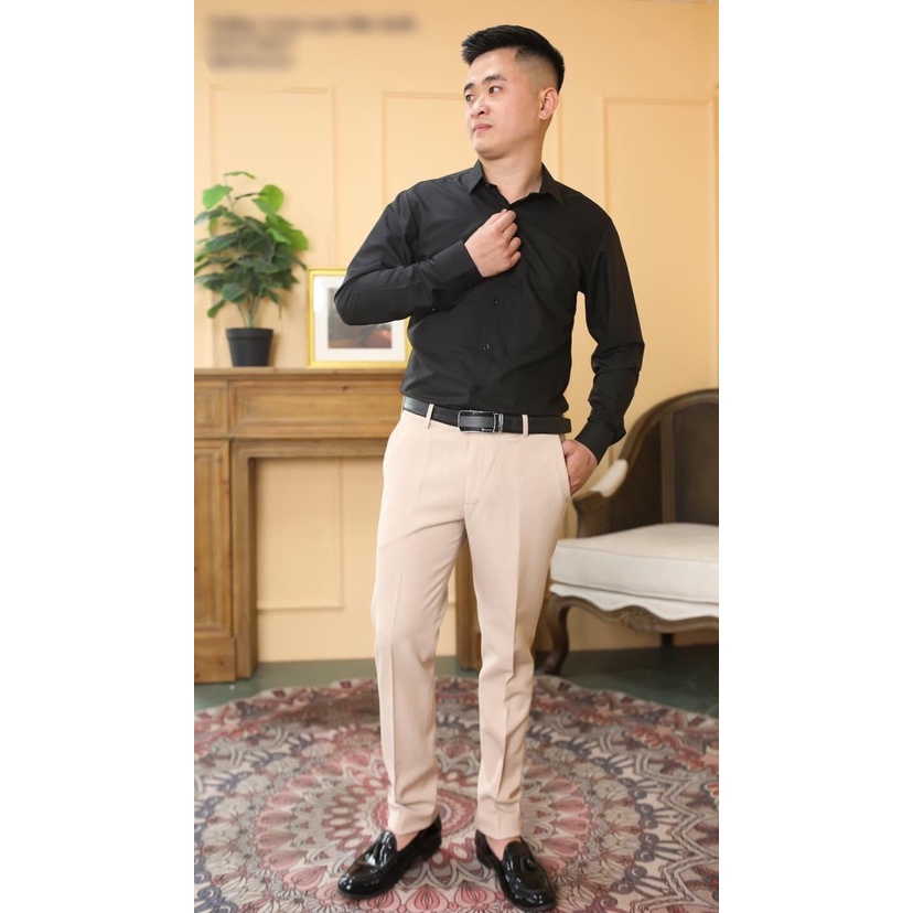 [Hàng Đẹp] Quân Tây Nam Công Sở,Quần Âu Nam Hàn Quốc Vải Chéo Cao Cấp Co Dãn,Bền Đẹp Chống Nhăn Xù VNXK