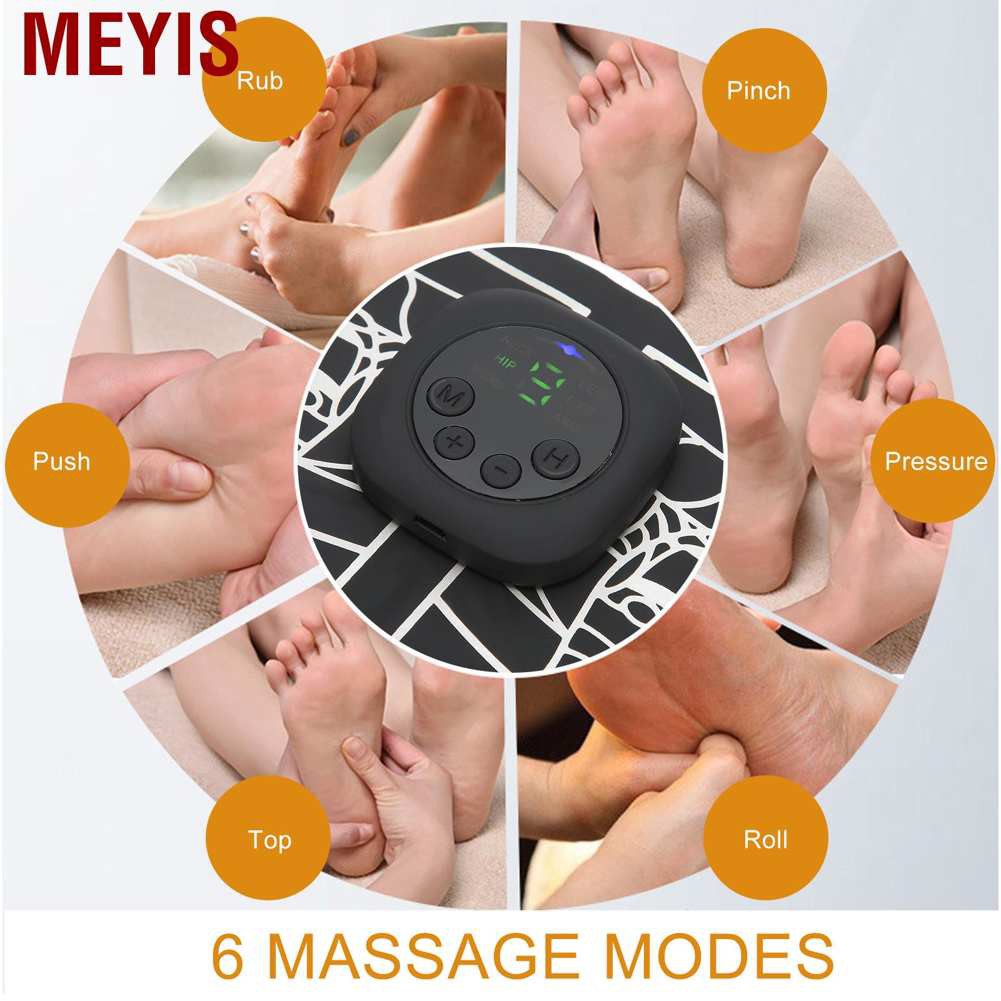 (hàng Mới Về) Máy Massage Chân Chạy Điện Usb Lcd Ems