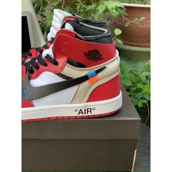 GIÀY JD1 OFF WHITE ĐỎ TRẮNG CAO CỔ LAI AU